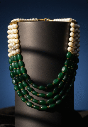Hyderabadi pearls 5 layers string