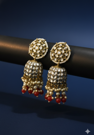 kundan traditional jhumki