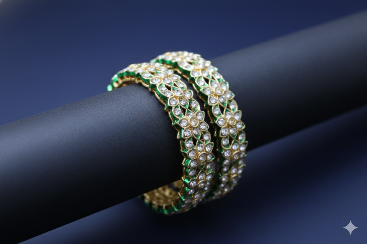 kundan bangles - Image 2