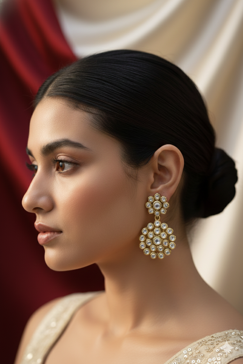 kundan earrings - Image 2