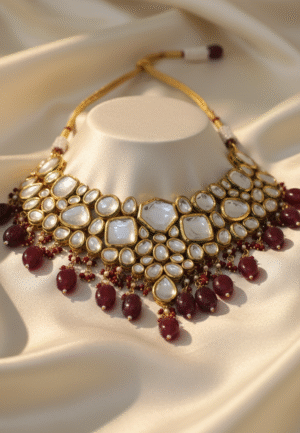 meenakari kundan bridal set