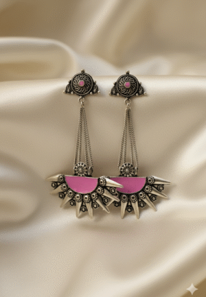 oxidized earrings