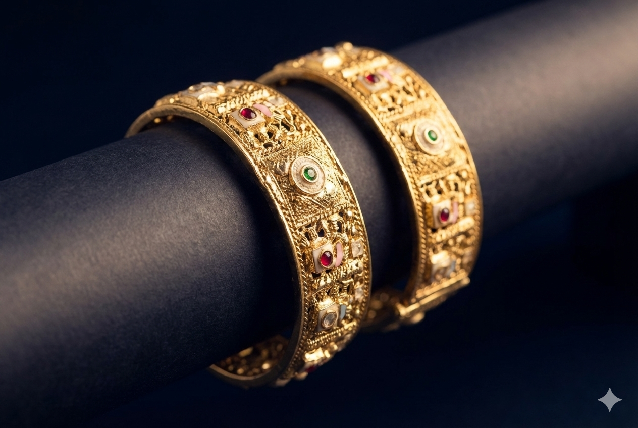 kundan bangles - Image 2
