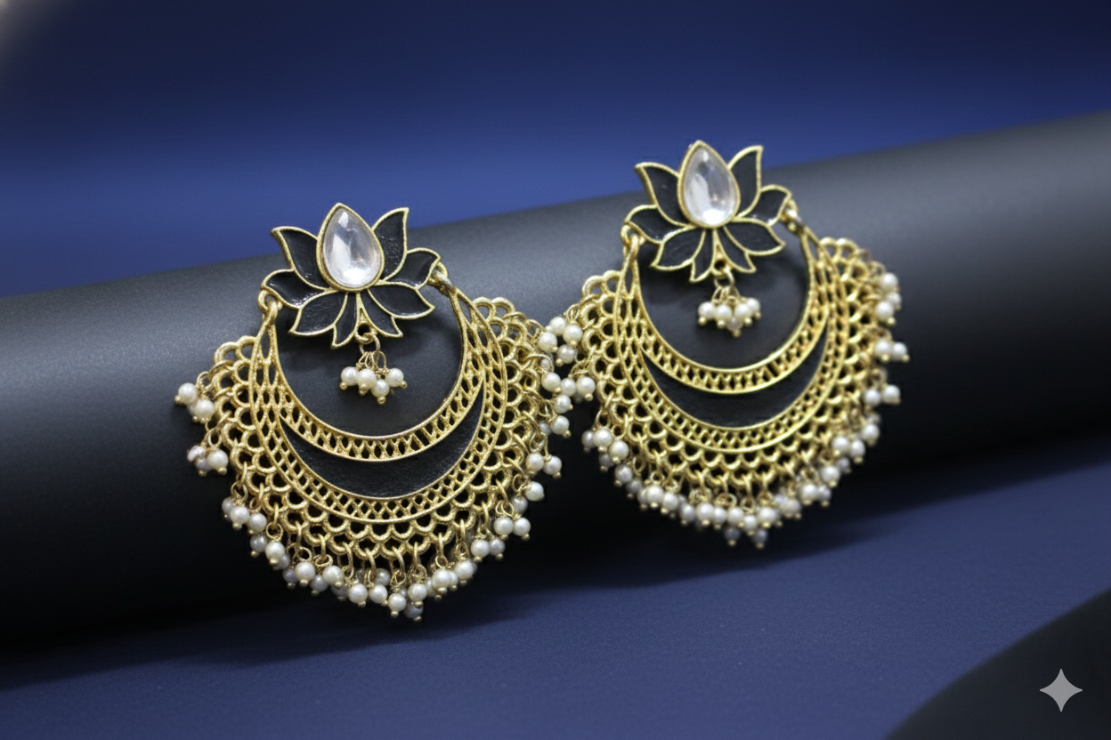 kundan earrings - Image 2