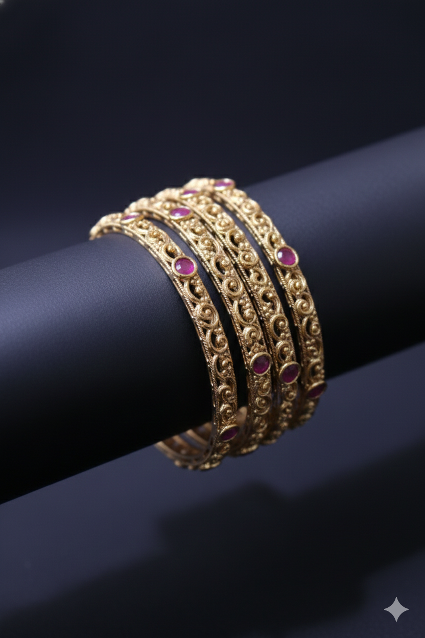 kundan bangles