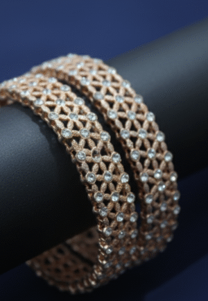 ad rose gold bangles