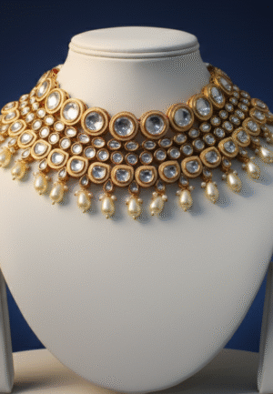 kundan light bridal set