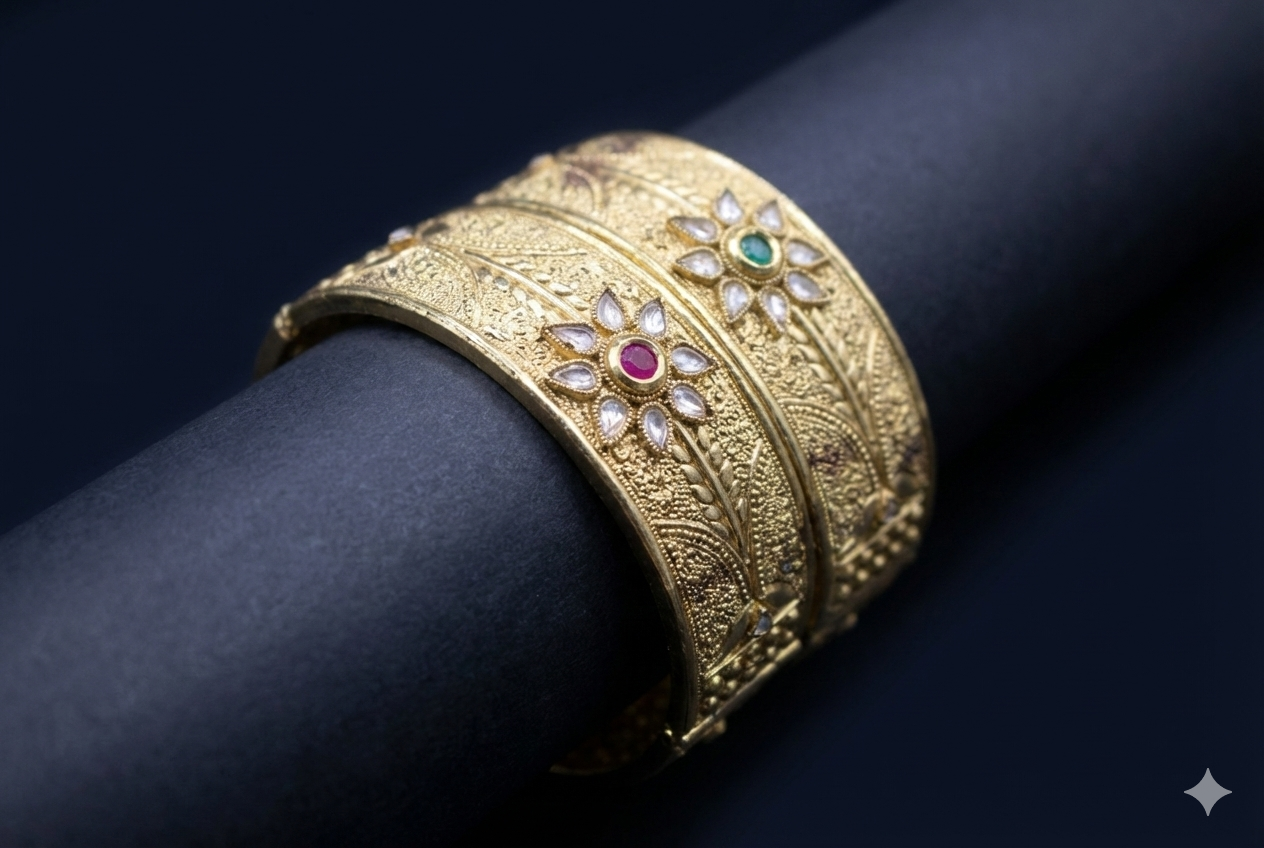 kundan bangles