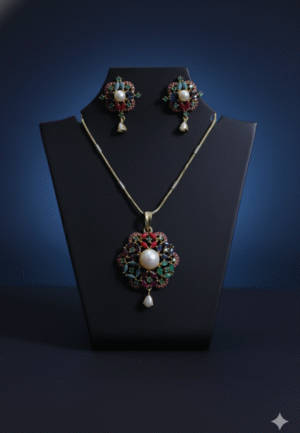 navratana pendent set