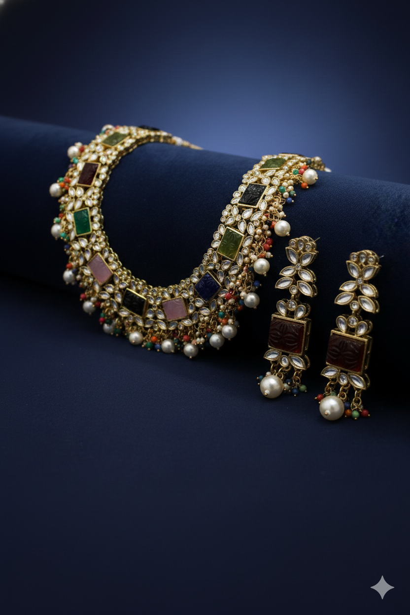 kundan necklace set