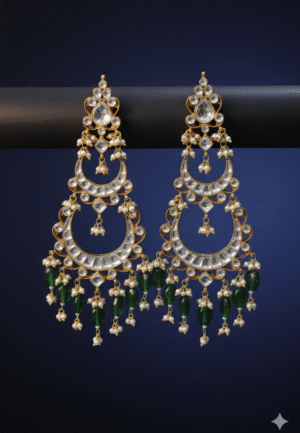 kundan heavy earrigs