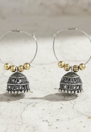 oxidised jhumkis