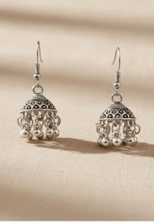oxidised jhumkis