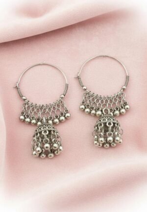 oxidised jhumkis